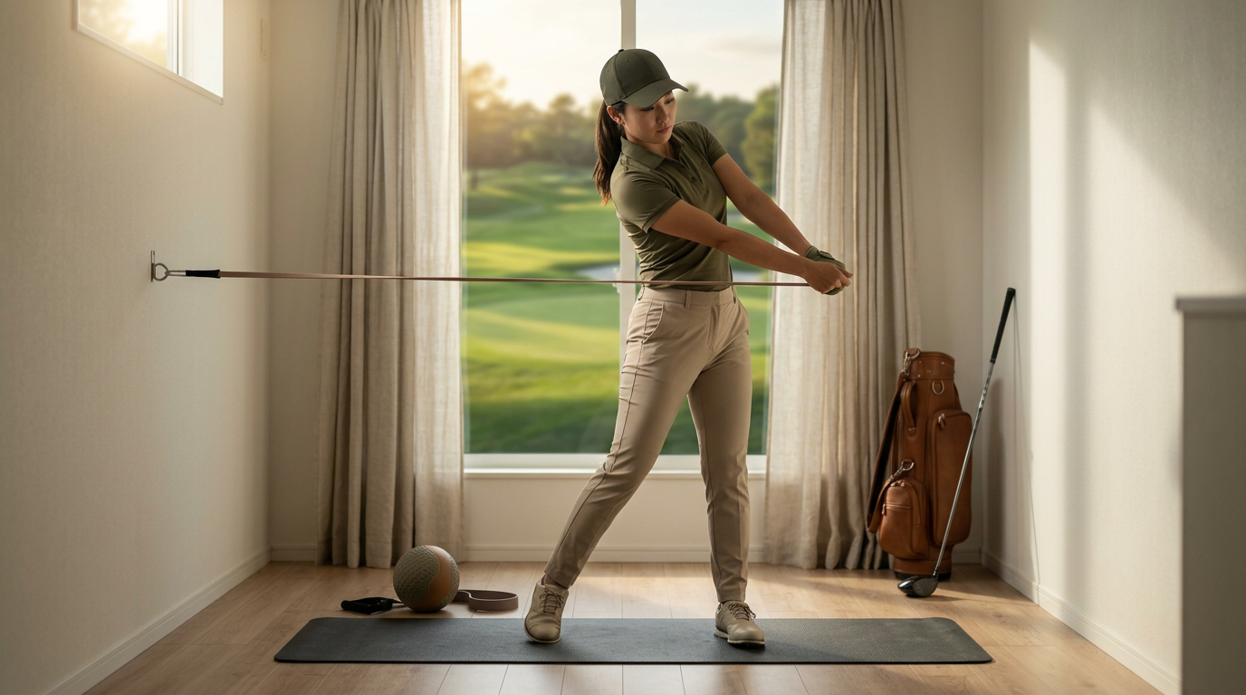 自宅筋トレでドライバー飛距離を伸ばす方法