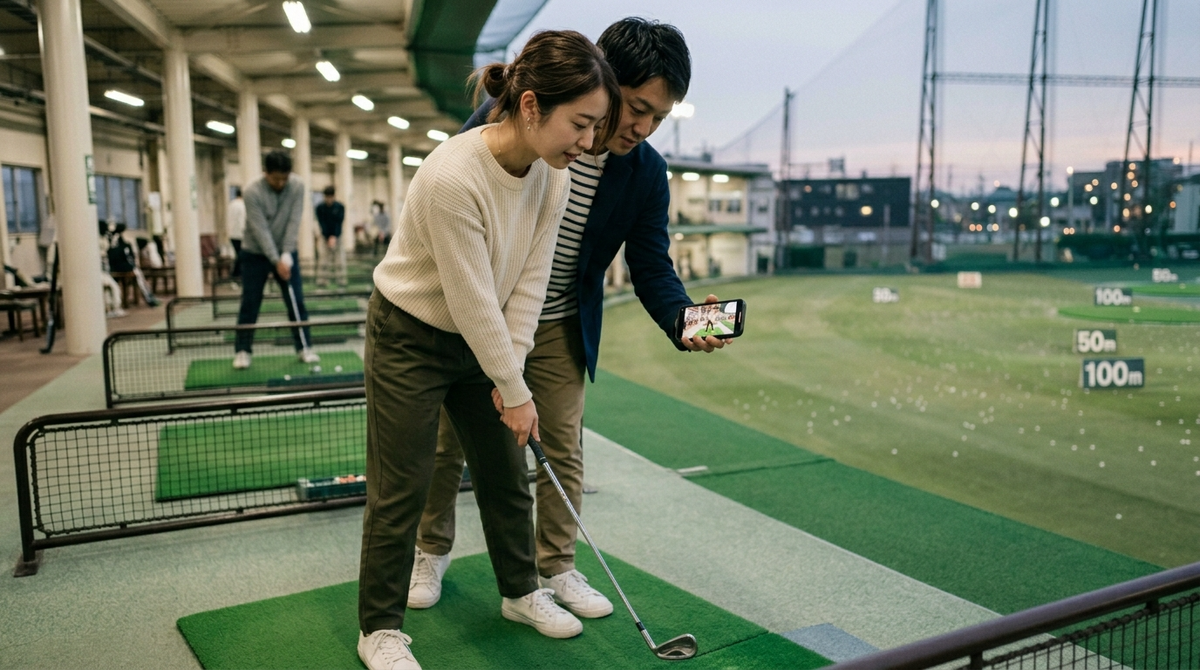 打ちっぱなしデートで距離が縮まる理由