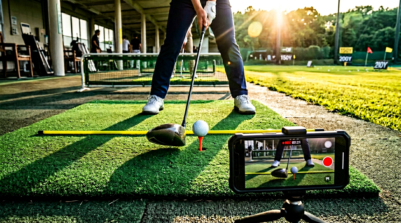 ドライバー練習場で差がつく効果的な打ち方