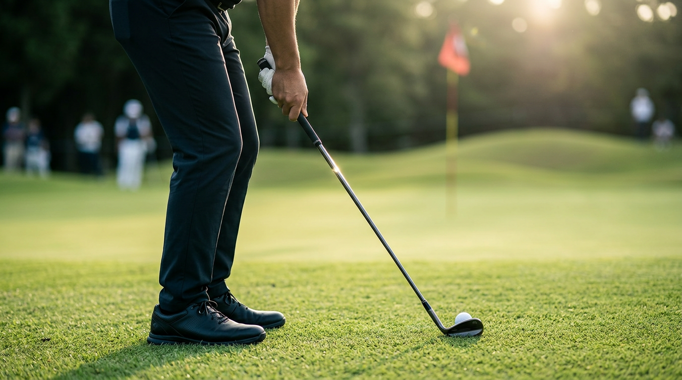 30ヤードアプローチの打ち方を比較する