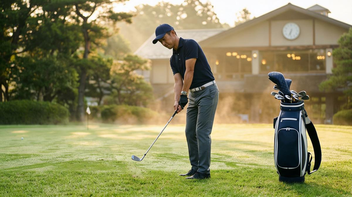 ラウンド前アプローチ練習の正解