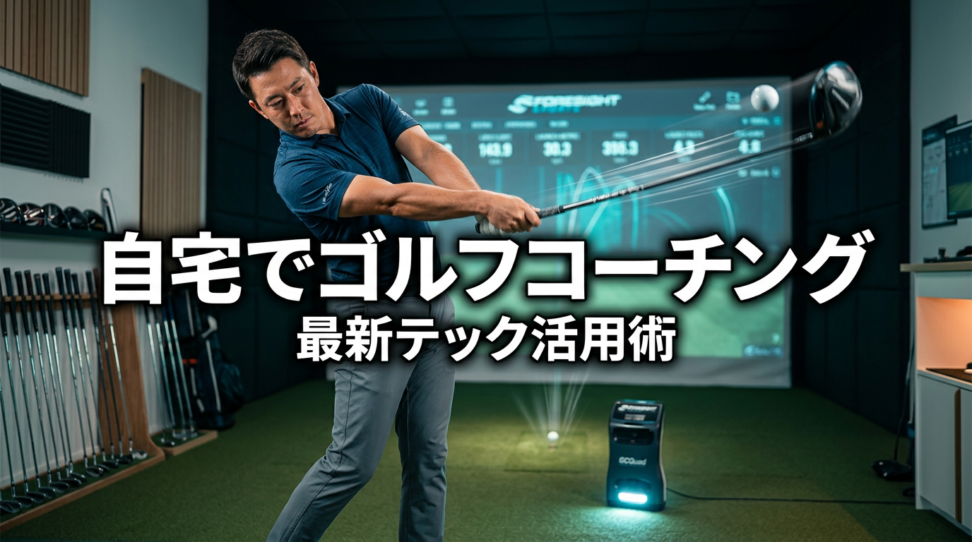 自宅でゴルフコーチング？最新テック活用術
