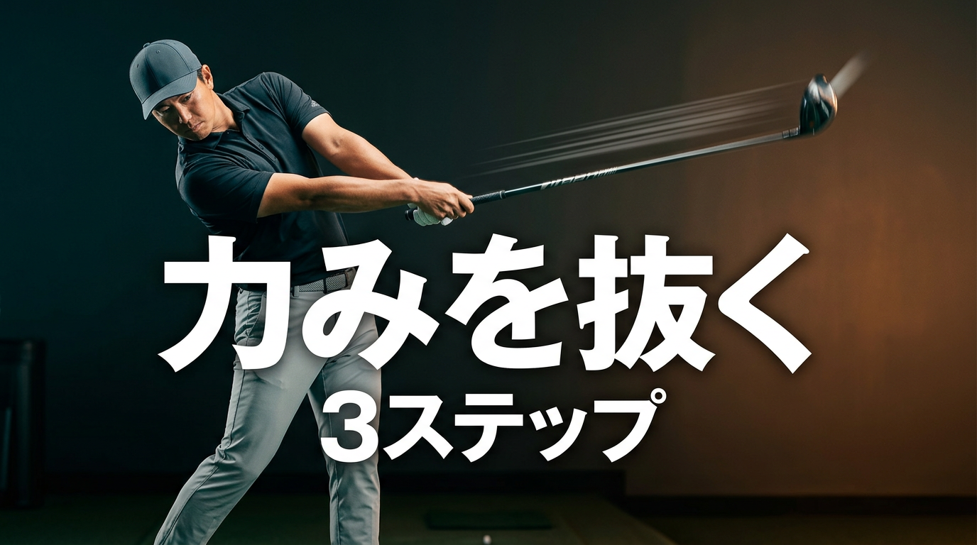 グリップ圧・肩の脱力・ワッグル——練習場で今日から試せる「力みを抜く」3ステップ
