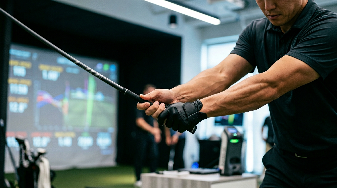 ドライバーの芯に当てる姿勢と振り方