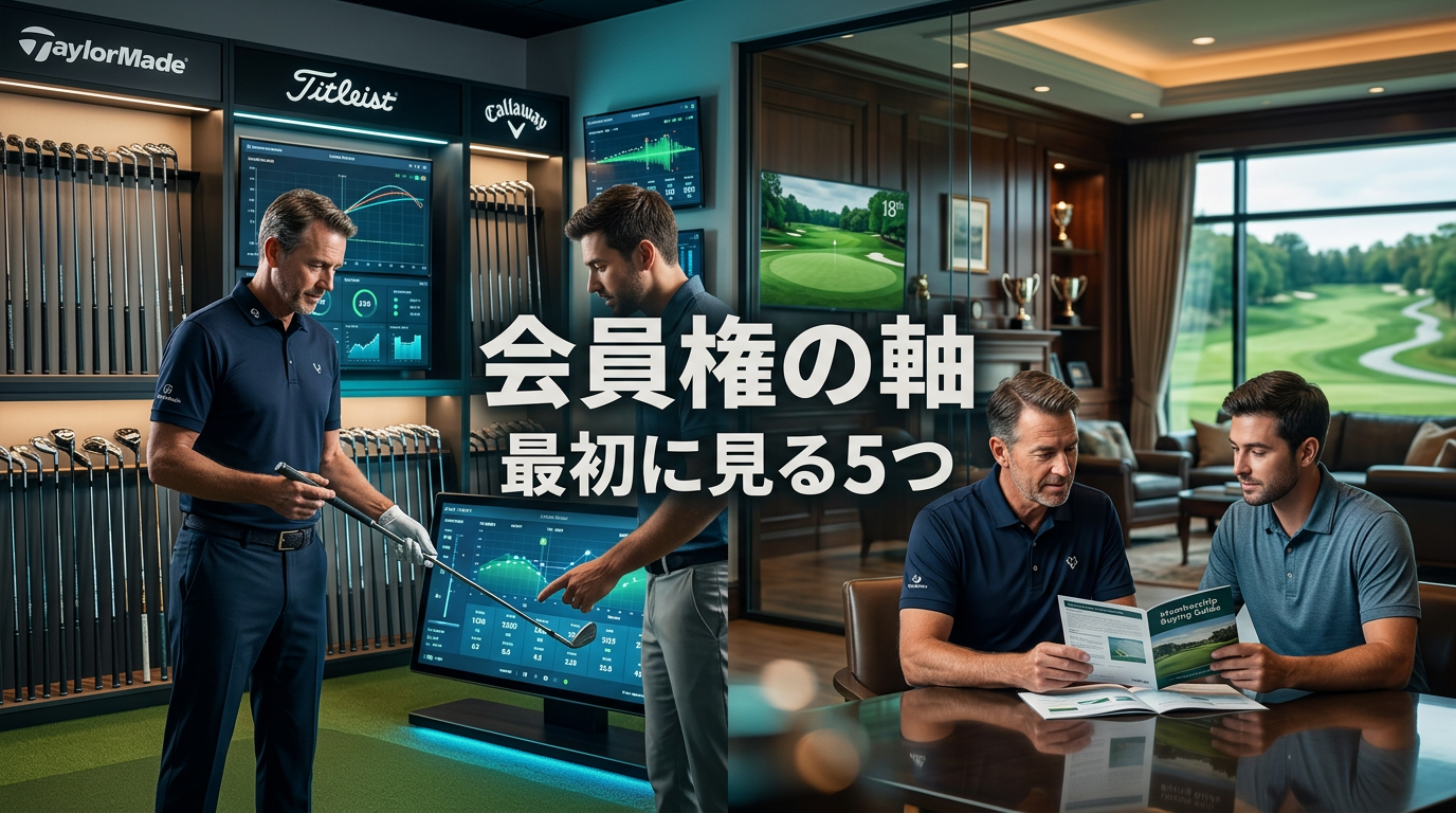 ゴルフ会員権で後悔しない比較軸5つ
