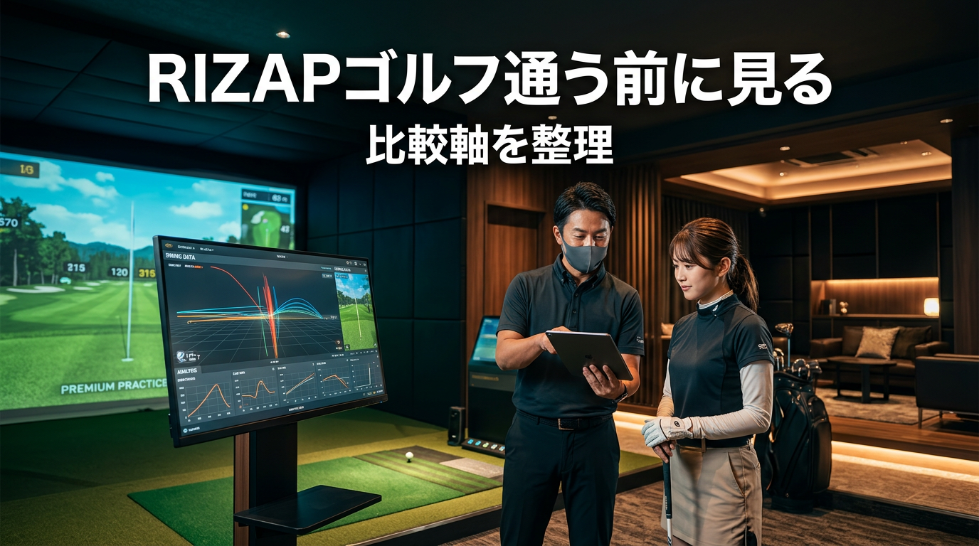 RIZAPゴルフは向いている人が分かれる