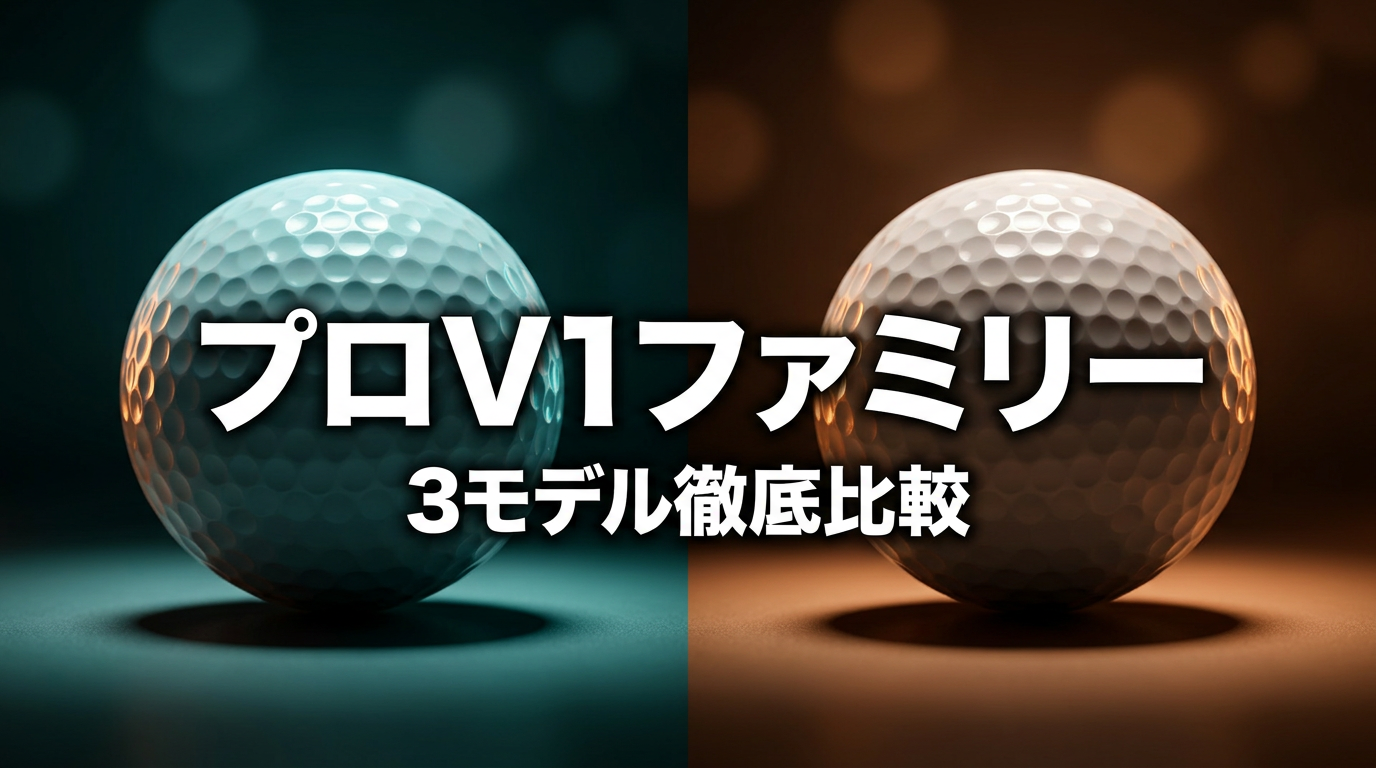 プロV1ファミリー3モデル徹底比較
