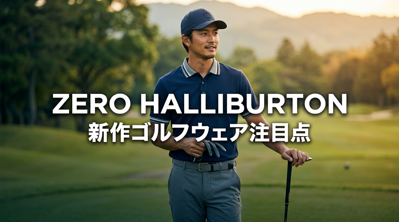 ZERO HALLIBURTONで解決する春ゴルフ服装メンズ