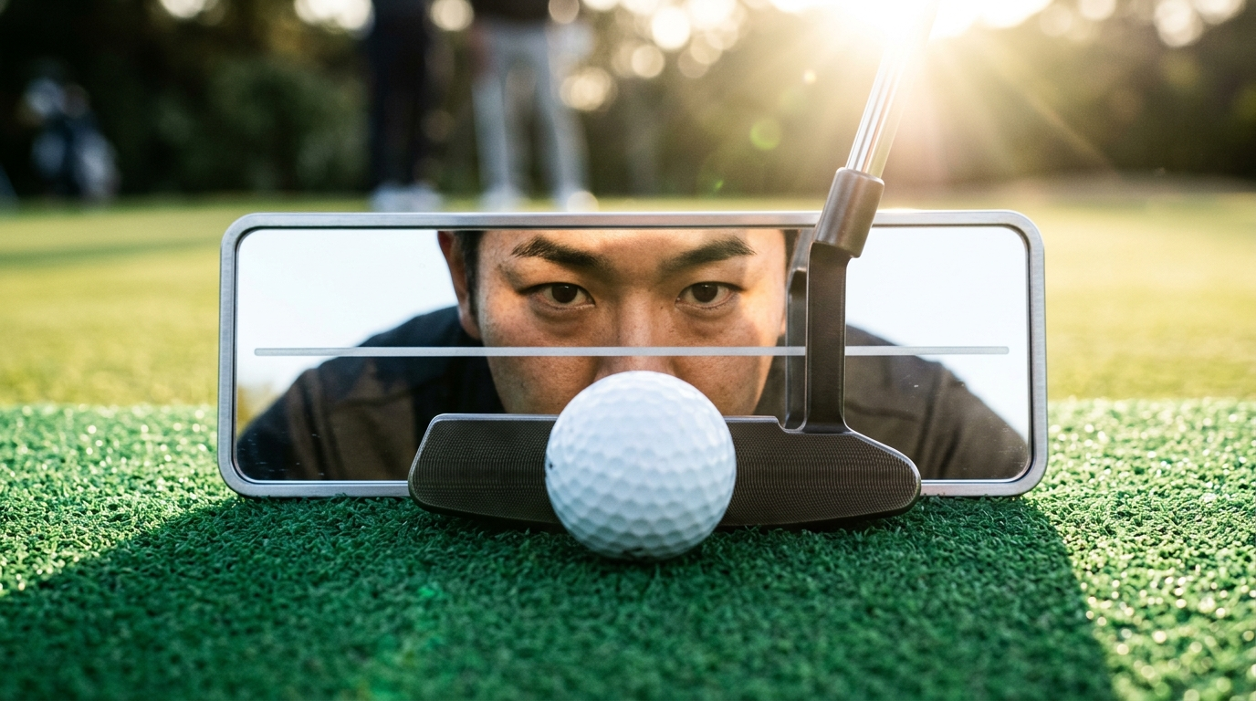 パッティングミラーで3パットを減らす方法