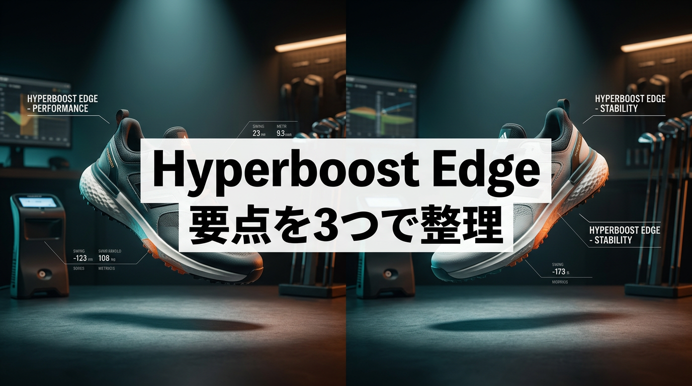 adidas Hyperboost Edge ゴルフに買いか