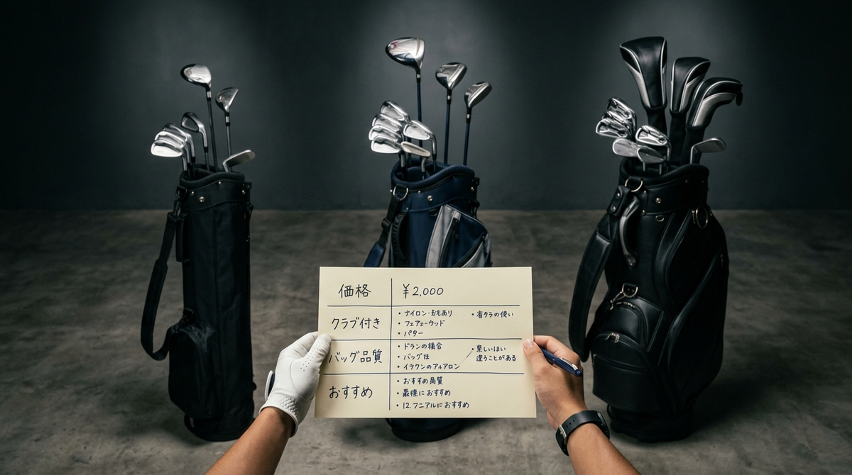 ゴルフ用品通販で安いセット選びに失敗しないコツ