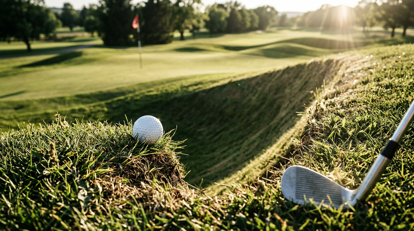 PGAプロがグリーン周りで5打　アボカドホールの構造