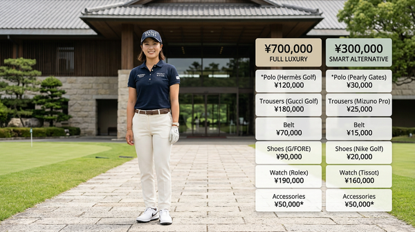 ゴルフウェア70万円コーデの中身と賢い選び方