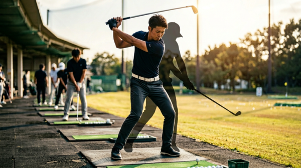 骨盤先行の切り返しで急角度が直るドリル