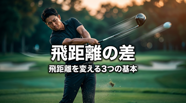 力まず飛ばす人は何が違う？飛距離を変える3つの基本