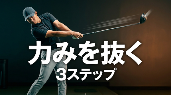 グリップ圧・肩の脱力・ワッグル——練習場で今日から試せる「力みを抜く」3ステップ