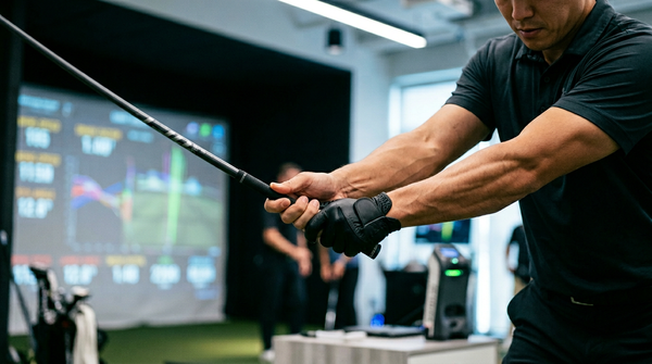 ドライバーの芯に当てる姿勢と振り方