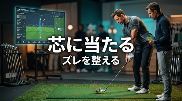 アイアンの芯に当てるたった1つの意識