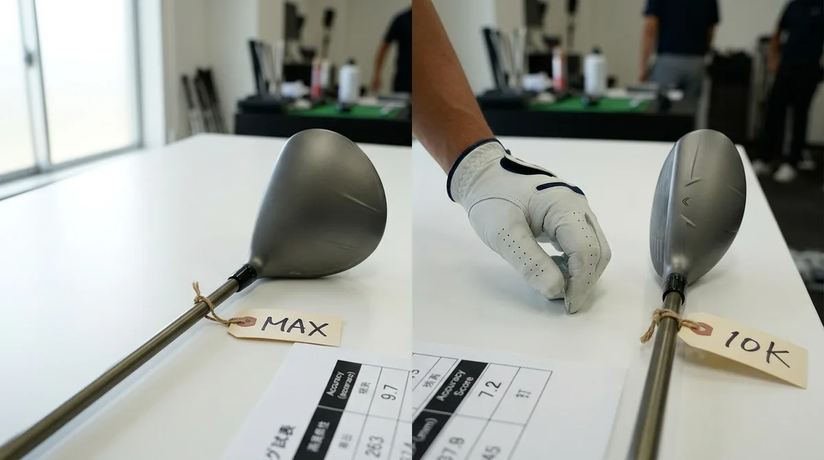 G430 MAXと10Kの違いを試打データで比較