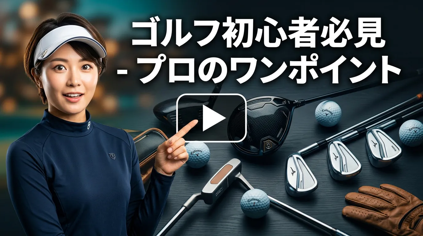 【ゴルフ初心者必見】プロのワンポイントで"一瞬で変わる"スイングの基本|三角形・コッキング・ハンドファーストを総まとめ