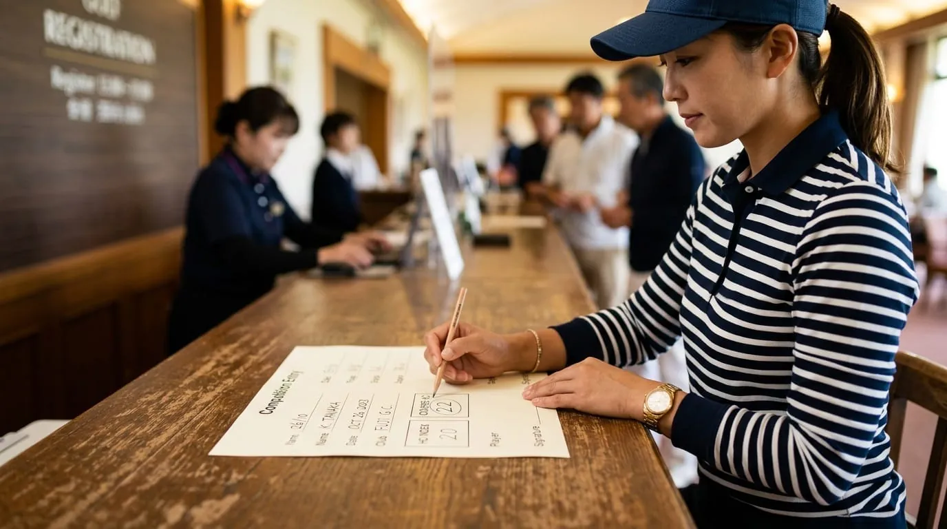 コースハンディキャップ算出と早見表 ティー別補正の読み方